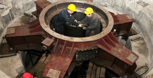 Generator construction for new N. Korean hydro plants begins