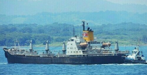 Chong Chon Gang passes through Panama Canal