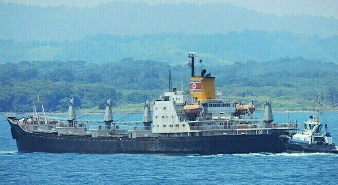 Chong Chon Gang passes through Panama Canal