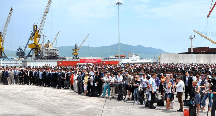 N. Korea opens Russia-backed wharf in Rajin