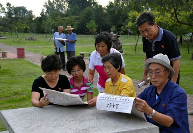 British newspaper magnate in North Korea