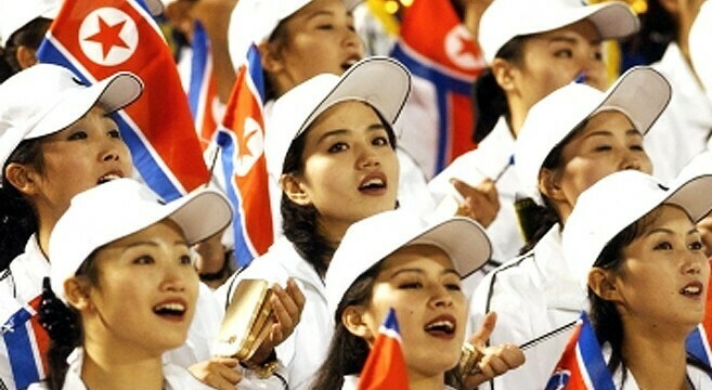 Déjà vu all over again: Faint cheer for DPRK cheerleaders