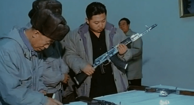 Why some North Korean soldiers have shiny, chrome-plated arms