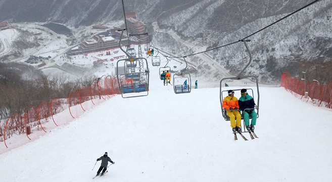 Chinese company helped build Masik Pass ski resort