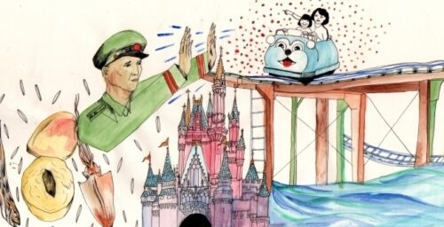 A North Korean goes to Disneyland