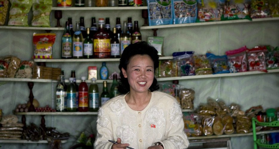 The bustling North Korean consumer goods market