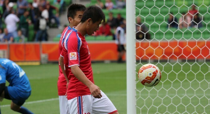 North and South Korea hold workers union soccer matches