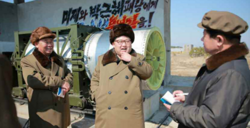 North Korea conducts solid missile fuel test