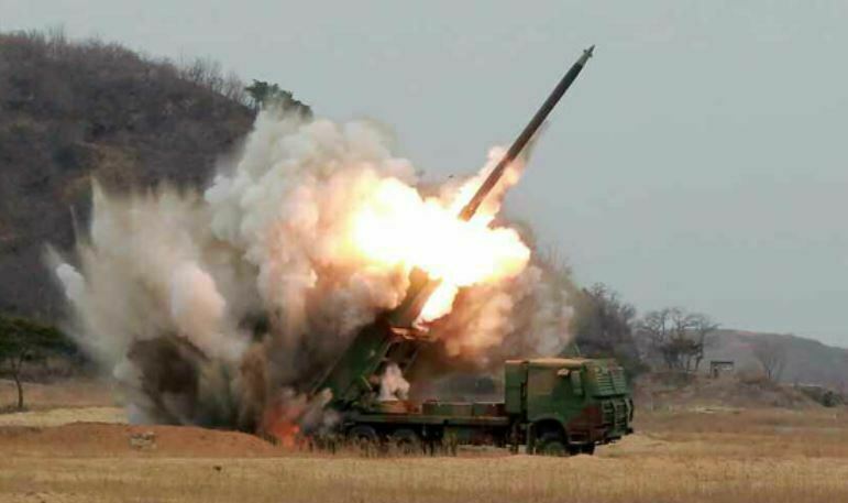 N.Korea reveals details of 300mm multiple rocket launcher