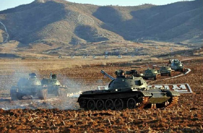 N.Korea conducts Russian format tank competition