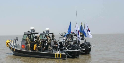 UN Command polices Chinese boats in Han River estuary