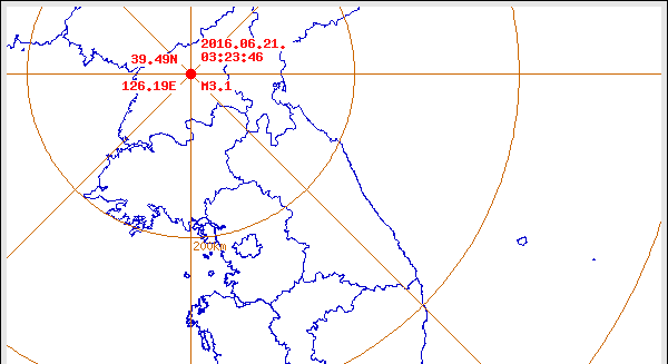 Minor natural earthquake hits South Phyongan Province