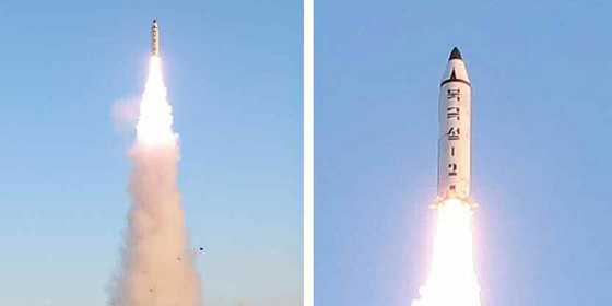 N.Korea tested solid-fuel IRBM using “cold launch” technology: JCS