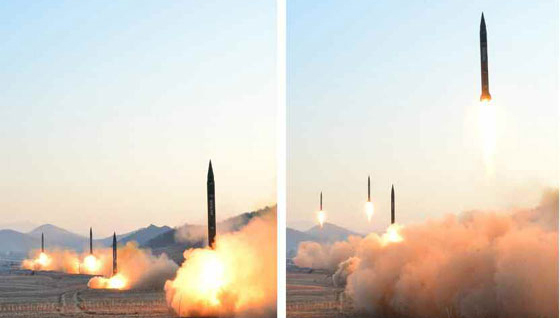 North Korea conducts missile test targeting U.S. bases in Japan: KCNA