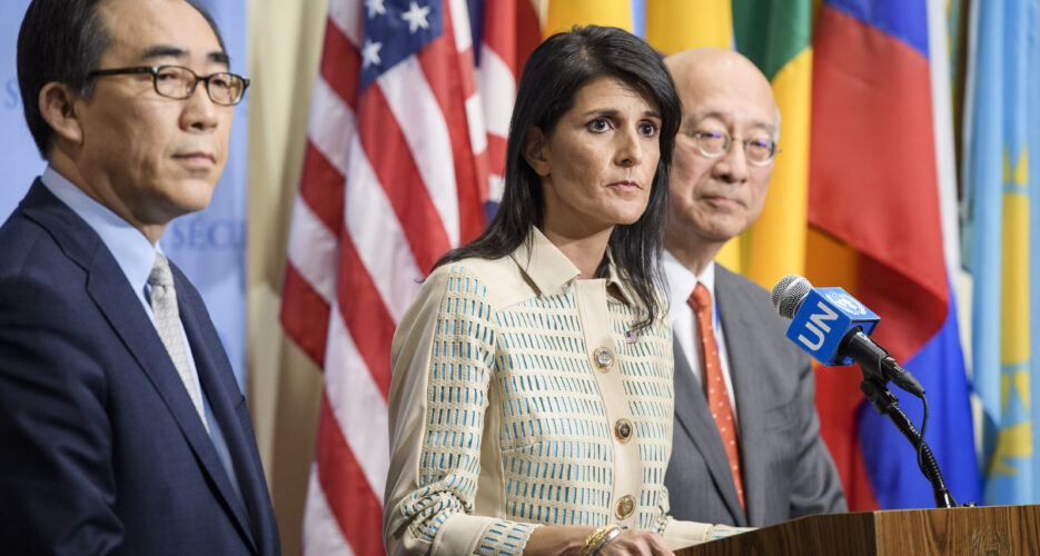 U.S. will “call out”, sanction nations that support N. Korea: ambassador to UN