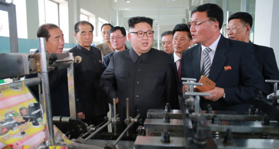 Kim Jong Un visits factory run by disabled soldiers