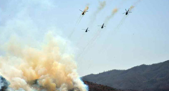 N. Korean state TV shows special forces attack on mock-up S. Korean missiles