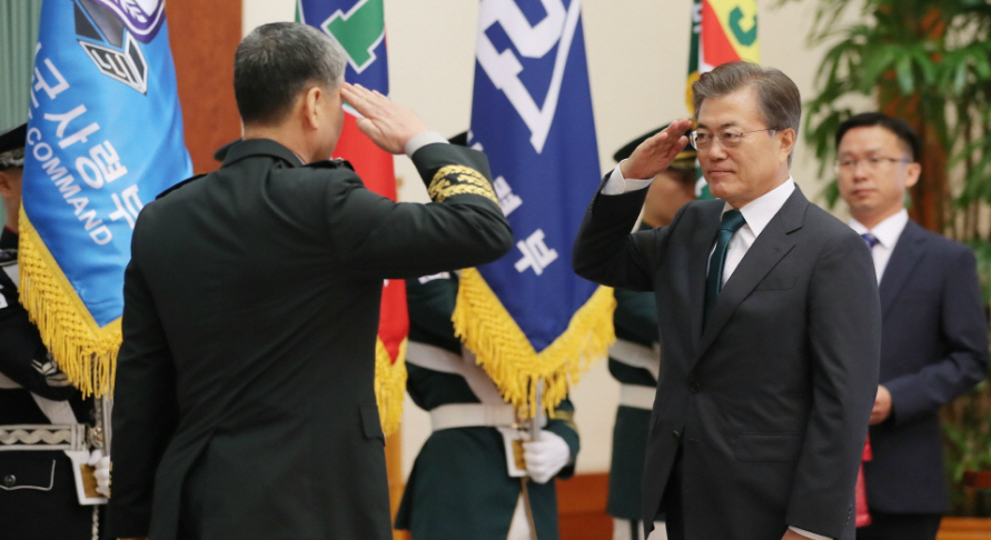 Securing military capabilities against N. Korea an “urgent task”: Moon