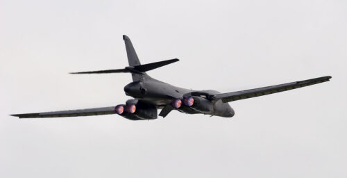 U.S. sends B-1B bombers off North Korea’s east coast