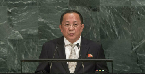 North Korean FM delivers fiery speech at UN, calls Trump “deranged”