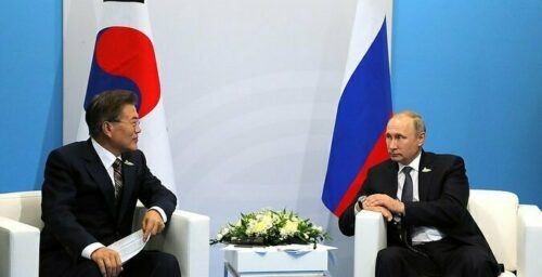 Moon, Putin discuss cutting off North Korea’s oil flows