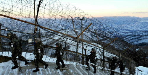 Seoul broadcasts news of North Korean soldier’s defection across MDL