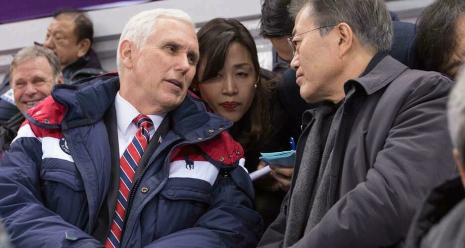 “We’ll talk” to North Korea, says Mike Pence