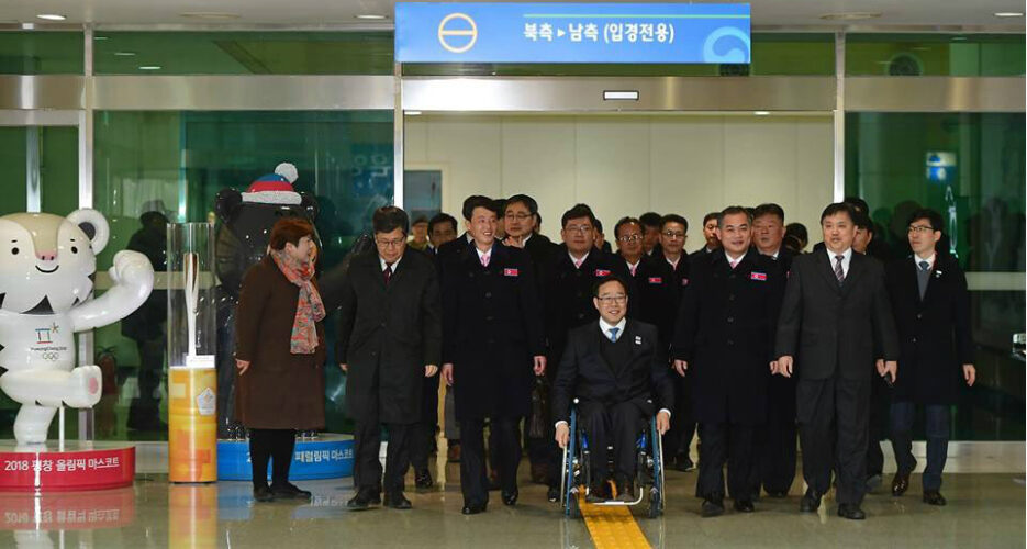 North Korean delegation arrives in South for country’s first Winter Paralympics