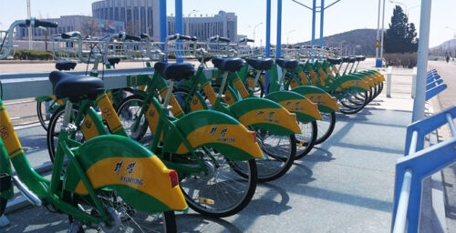 One year on, Pyongyang bike share scheme still inactive