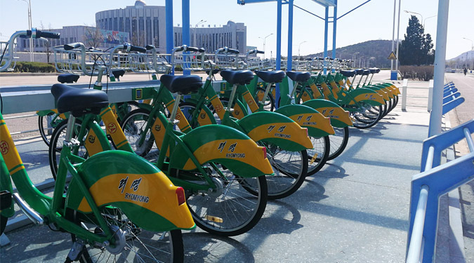 One year on, Pyongyang bike share scheme still inactive