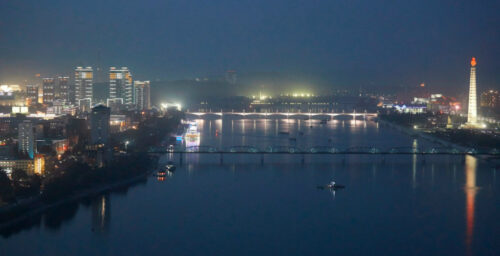 New high-rise, high-tech apartments under development in Pyongyang: photo