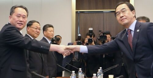 Two Koreas begin high-level talks at Panmunjom