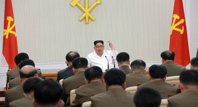 N. Korean ruling party agrees to strengthen military, national security: KCNA