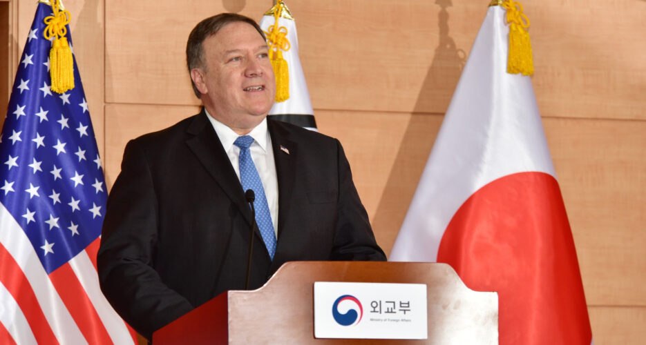 No sanctions relief until North Korea denuclearizes, Pompeo insists