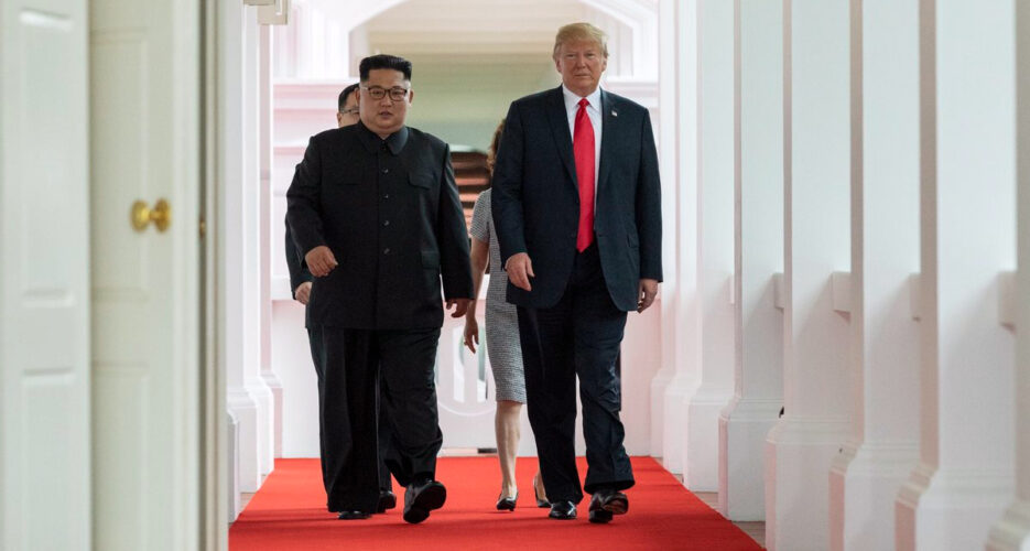 Following one-on-one talks, Kim says he and Trump made an “excellent start”