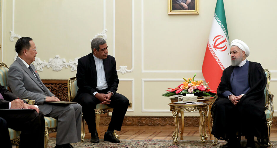 In Tehran meeting, Iranian President warns N. Korean FM about “unreliable” U.S.