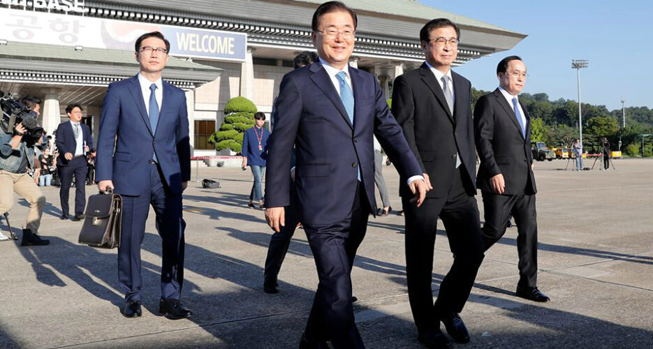 South Korean special envoys begin high-level talks in Pyongyang