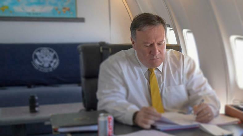 Pompeo en route to Pyongyang for talks with Kim Jong Un