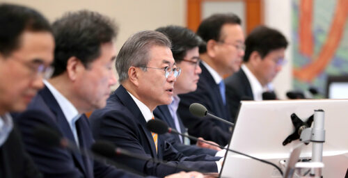 Moon ratifies Pyongyang Declaration, says it will “improve N. Korean human rights”