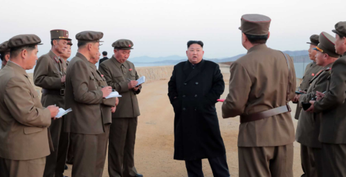 Kim Jong Un inspects test of new “tactical” weapon: KCNA