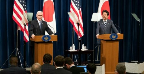 Pence reiterates support for “pressure campaign” on N. Korea as trip to Asia begins