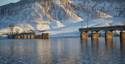 Winter in North Korea’s Uiju county, in pictures