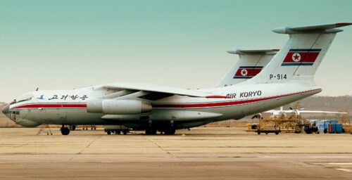 Kim Jong Un’s bodyguards arrive in Hanoi on Air Koryo IL-76 cargo plane