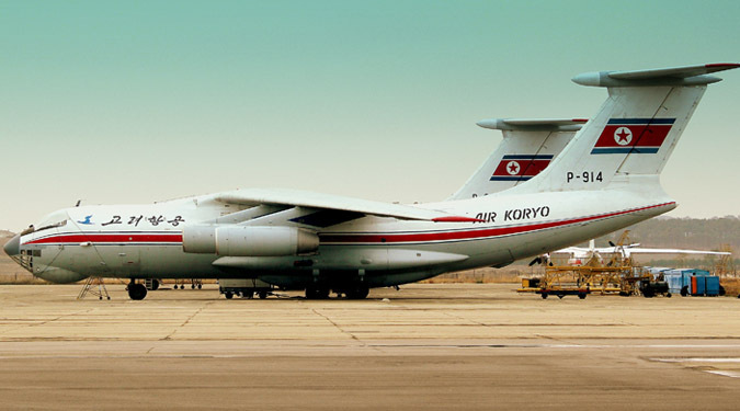 Kim Jong Un’s bodyguards arrive in Hanoi on Air Koryo IL-76 cargo plane