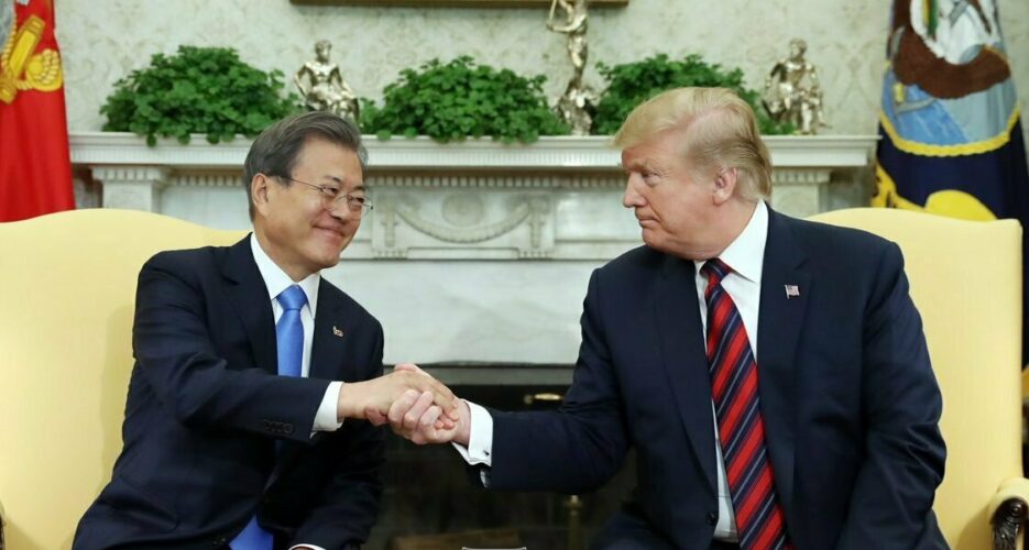 U.S. focused on “big deal” for North Korean denuclearization, Trump tells Moon