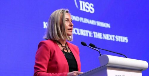 Mogherini at Shangri-la: a changing EU policy towards North Korea?