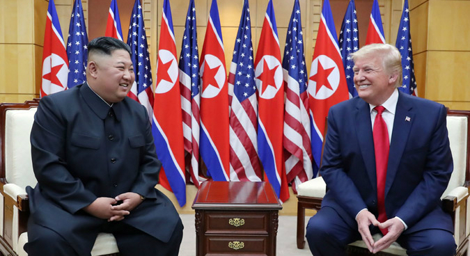 North Korean media hails “historic” Kim-Trump meeting at Panmunjom