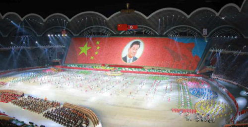 North Korea pays tribute to Xi Jinping in special mass games performance