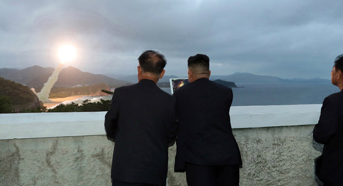 Kim Jong Un guided test-fire of new “superior tactical” weapon on Saturday: KCNA