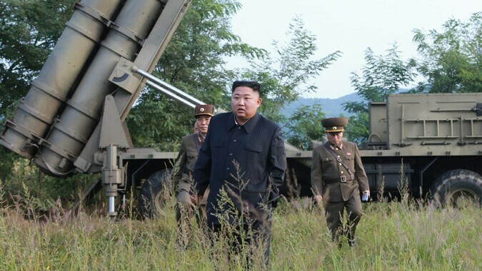 Kim Jong Un guided another test of new “super-large” MLRS on Tuesday: KCNA